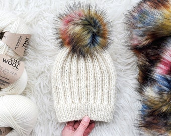 編み物パターン | Wild Child Designs の THE RIDGELINE HAT | ビーニー | ビーニー編み物パターン | 帽子編み物パターン | トーク