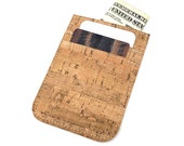 Sustainable Cork Front Pocket Wallet, Credit Card Holder