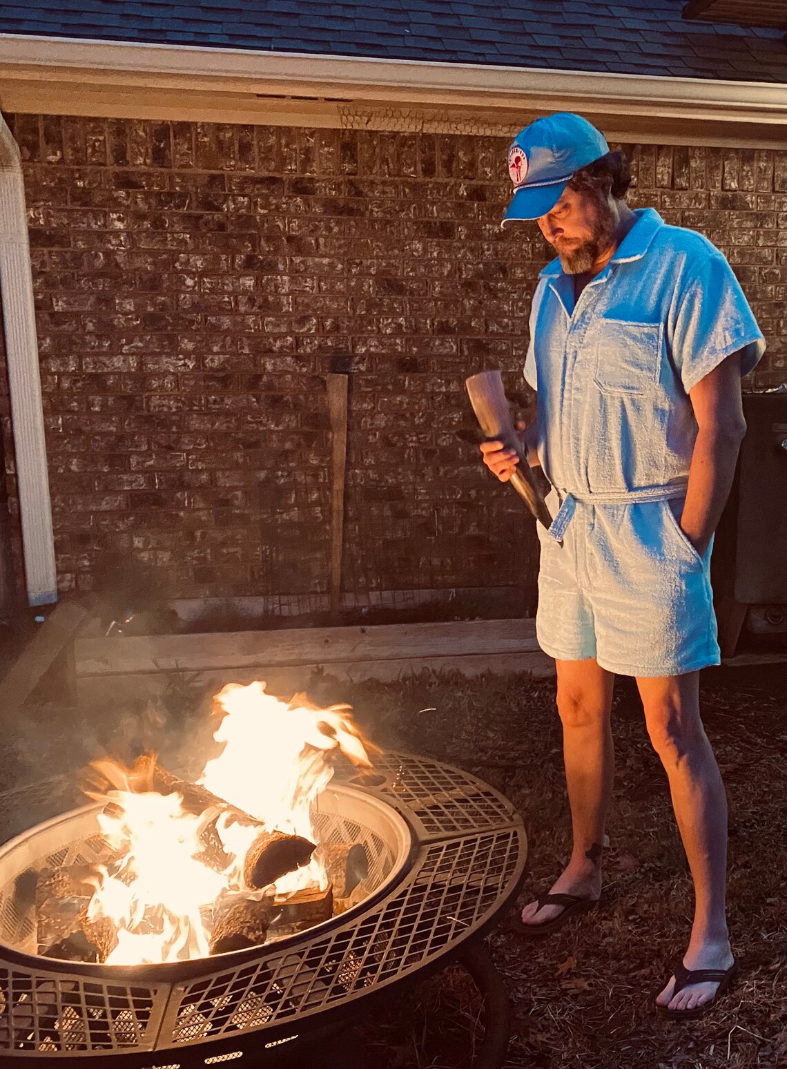 James Bond Goldfinger Romper Terry Mens Costume. Pockets, Zip, Belt