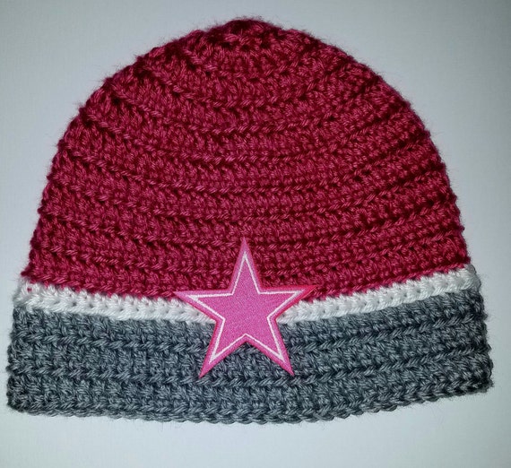 pink dallas cowboys beanie