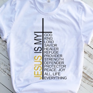 Jesus Is My SVG| Jesus Is My Shirt SVG| Jesus SVG| Cross Svg| Christian Svg| Religious Svg| Faith Svg| God Svg| Dxf| Png| Cricut Cut File