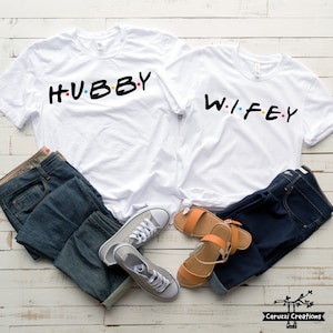 Wifey and Hubby SVG| Wifey SVG| Hubby SVG| Friends Svg| Just Married Svg| Newlywed Svg| Wedding Svg| Dxf| Png| Cricut Cut File