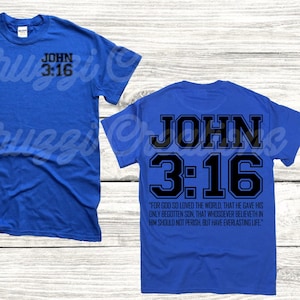 Johannes 3:16 SVG| Voor- en achterkant ontwerp| Schrift SVG| Bijbelvers SVG| Christelijke SVG| Religieuze SVG| Dxf| Png| Cricut gesneden bestand