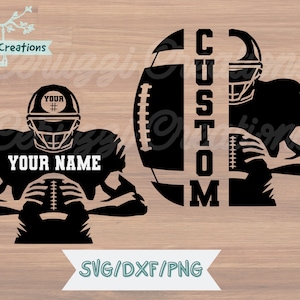 Football Bundle SVG| Football Player SVG| Football SVG| Custom Football Shirt Svg| Custom Football Name Svg| Football Mom Svg|Dxf|Png|Cricut