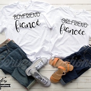 Fiancée Fiancé Engagé SVG | Fiancée SVG | Fiancé SVG| Svg engagé | Cadeau de fiançailles drôle Svg | Svg de fiançailles | Dxf| png| Fichier de coupe Cricut