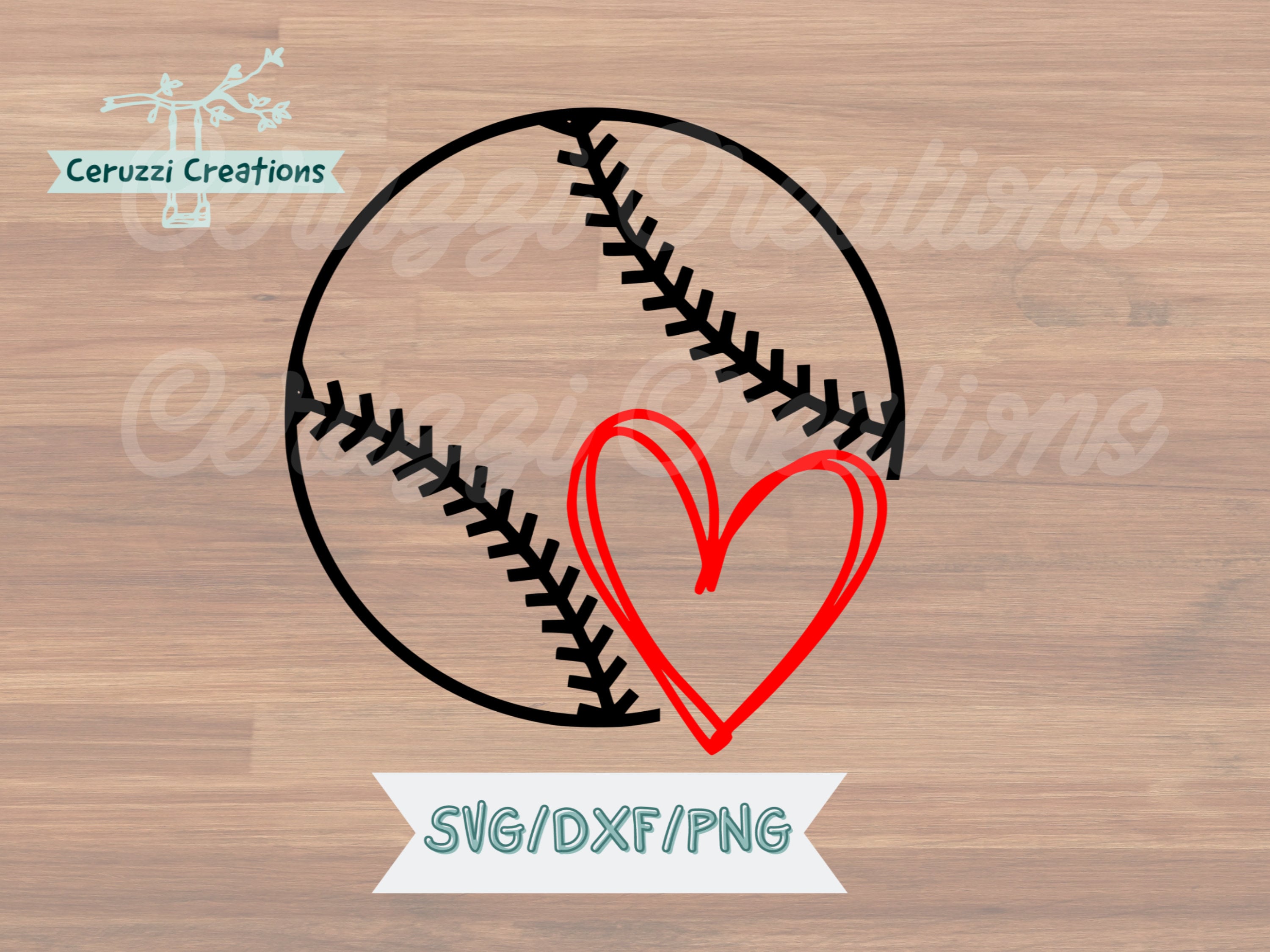 Baseball Heart SVG Softball Heart SVG Baseball Sketch Heart Etsy UK