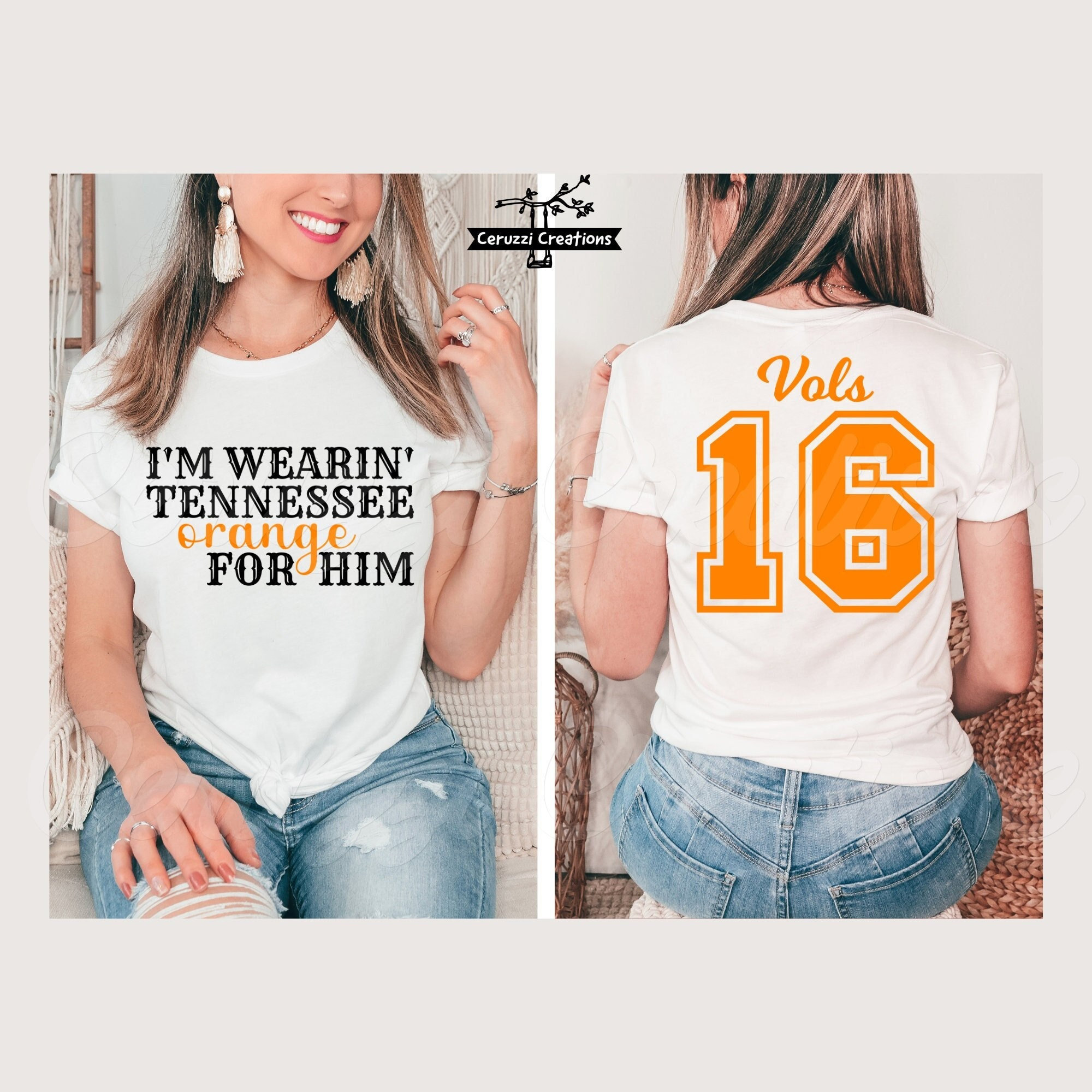 I'm Wearing Tennessee Orange for Him - Etsy
