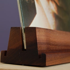 Beautiful Walnut LP Holder - Record Stand - Vinyl Hold - Beeswax Finish -Play and Display