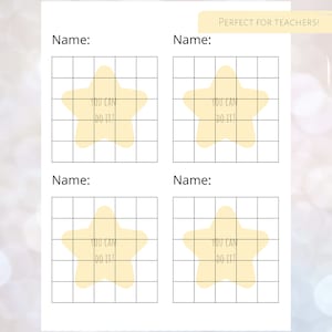 Gráfico de pegatinas de estudiantes y profesores / Múltiples gráficos de pegatinas / Gráfico de recompensas / Comportamiento en el aula imprimible / Aprendizaje positivo preescolar