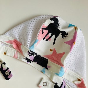 Child’s and baby girls cochlear implants hat