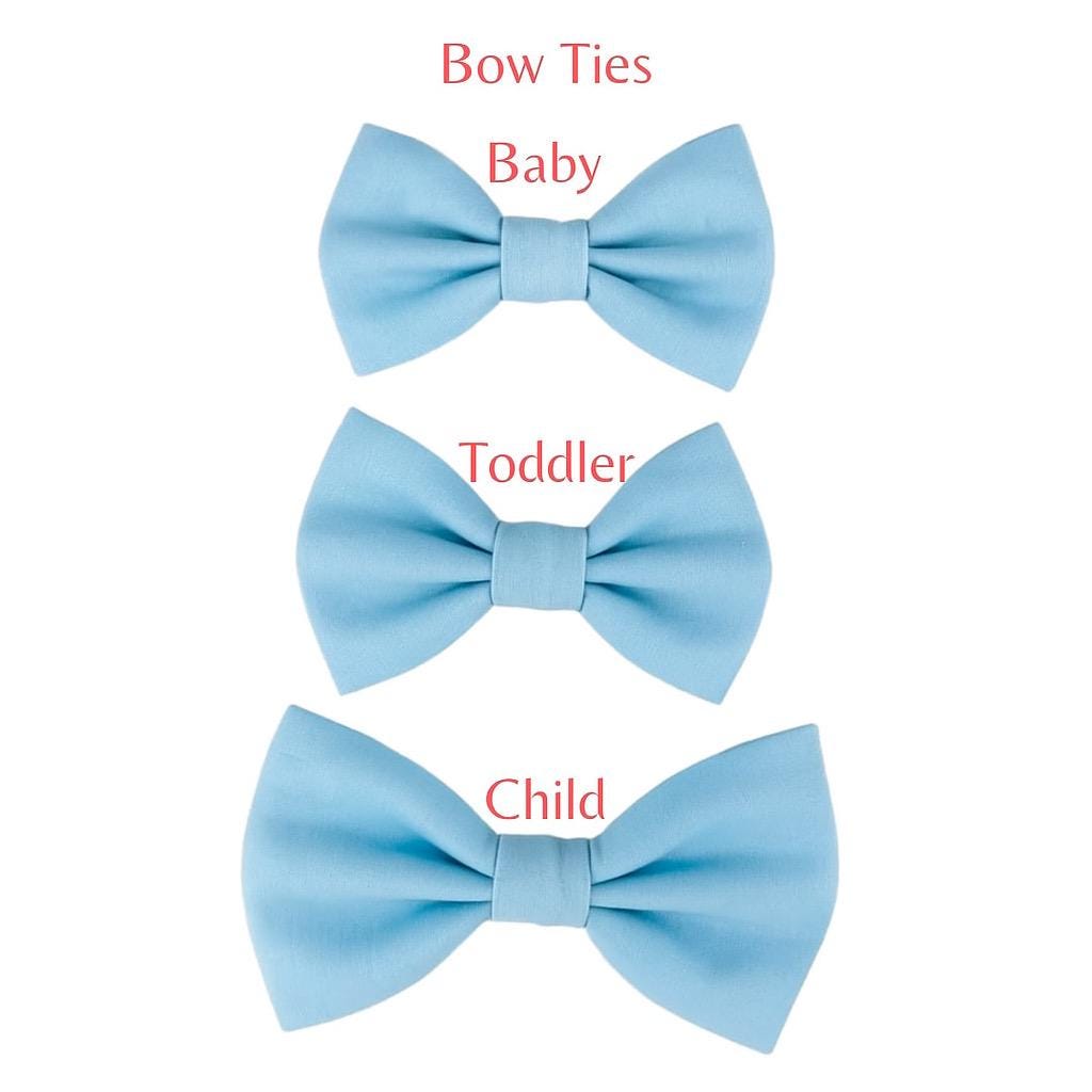 thumbnail image 2 of Cute Baby Boys Cotton Bow Tie – Adjustable Necktie For School, Party, Daily Wear 2 of 3