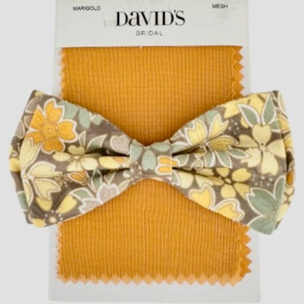 Marigold Bow Tie Davids Marigold Floral Bow Tie Boys Toddler Marigold Bow Tie Davids Marigold Bow Azazie Matcha Bow Tie Matcha Floral Bowtie