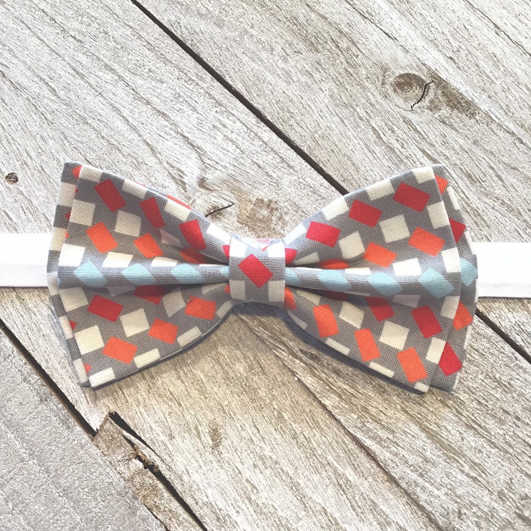 mens coral bow ties