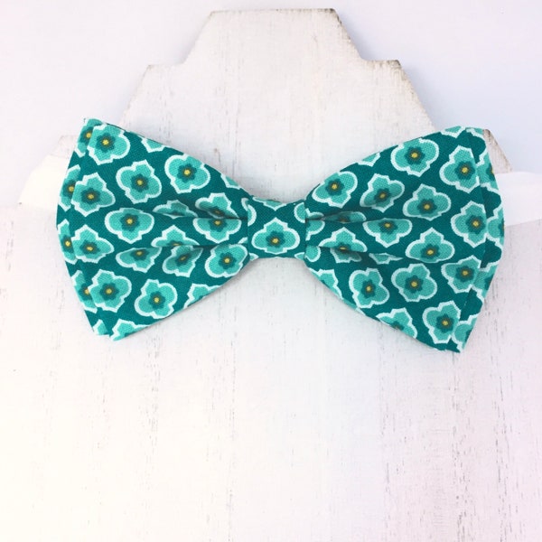 Peacock Blue Bow Tie Spa Blue Bow Tie Toddler Peacock Blue White Cyan Bowtie  Oasis Bow Tie Toddler Bow Tie Turquoise Bow Tie Boys Bow Tie