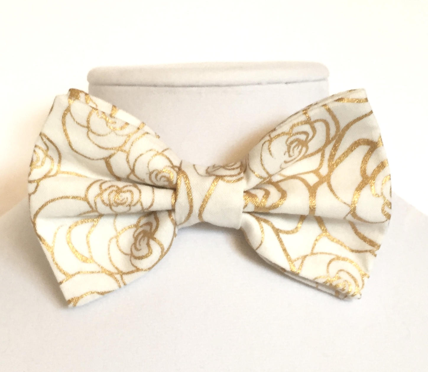 Gold Bow Tie Gold White Bow Tie Metallic Bow Tie Gold Men Etsy