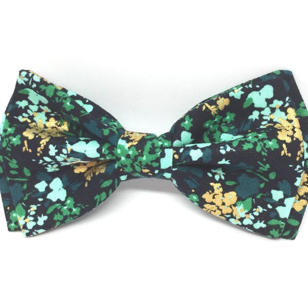 Blue Green Bow Tie - Etsy