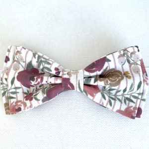 Chianti Flower Bow Tie, Bowtie, Pocket Square, Wine Bow Tie, Davids Chianti, Bow Ties For Men, Boys Bow Tie, Chianti Flowered Bow Tie, Kids