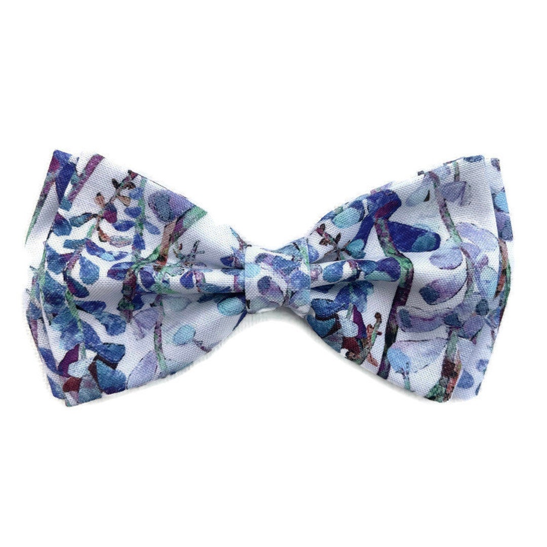 Periwinkle Bow Tie Bow Tie for Men Blue Purple Bow Tie Etsy
