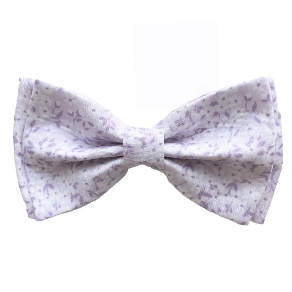 Lavender Floral Bow Tie Vintage Lilac Lavender Light Purple Bow Tie Infant Boy Bow Tie Toddler Bow Tie Lavender Flower Bow Tie Pocket Square