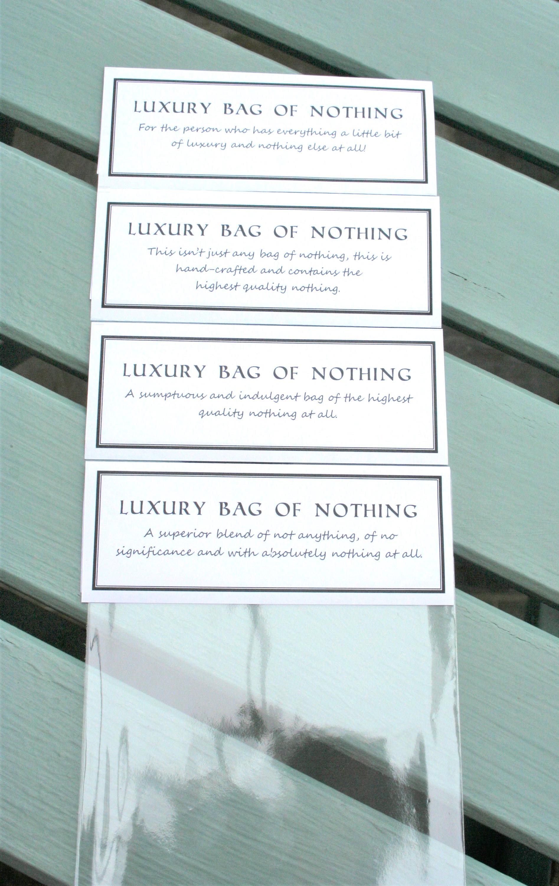 NOTHING EVERYTHING / RECTANGLE BAG (GREY) NOTHING EVERYTHING / RECTANGLE BAG (GREY)