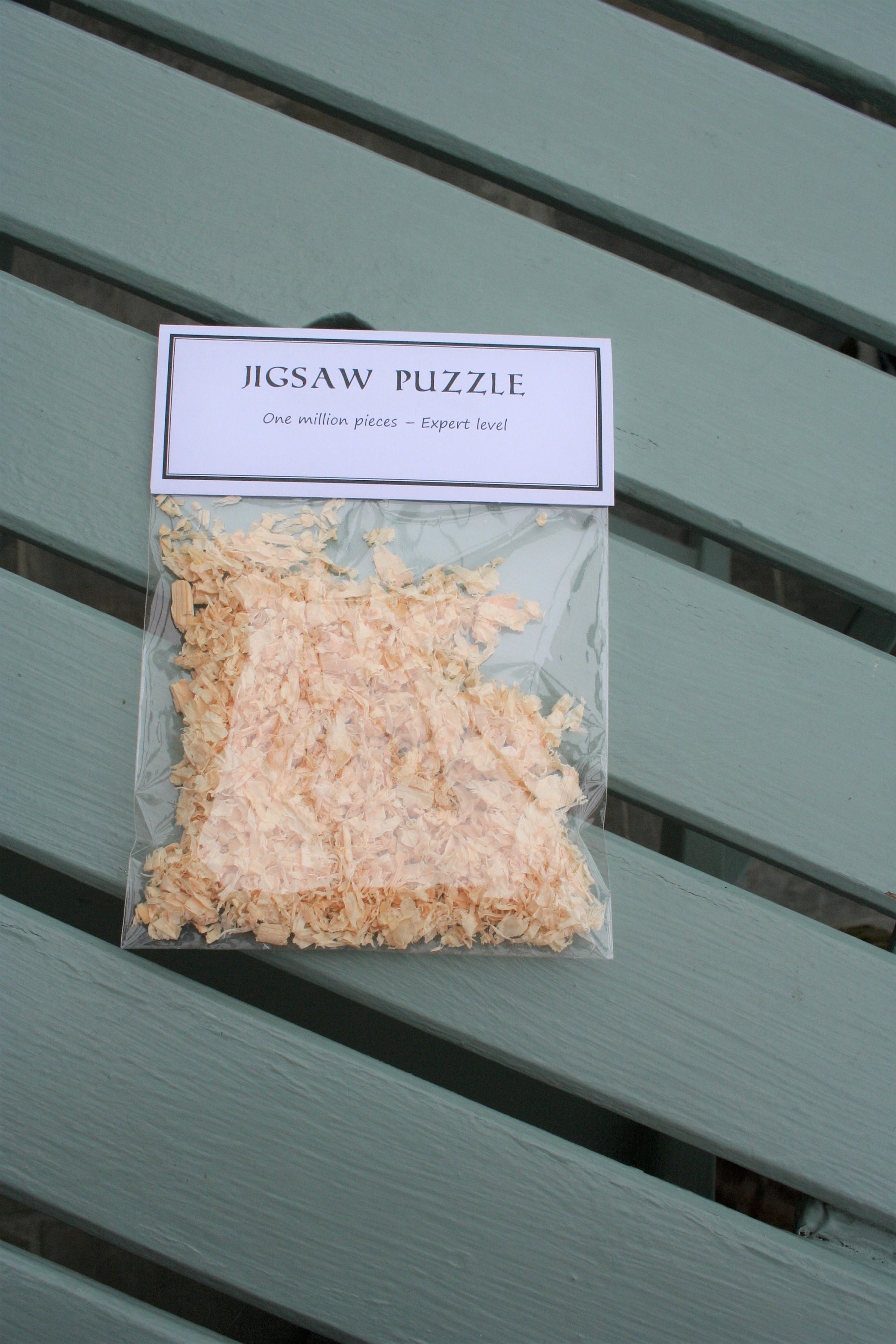 Jigsaw Puzzle - One Million Piece - Expert Level - Fun Novelty Joke ...
