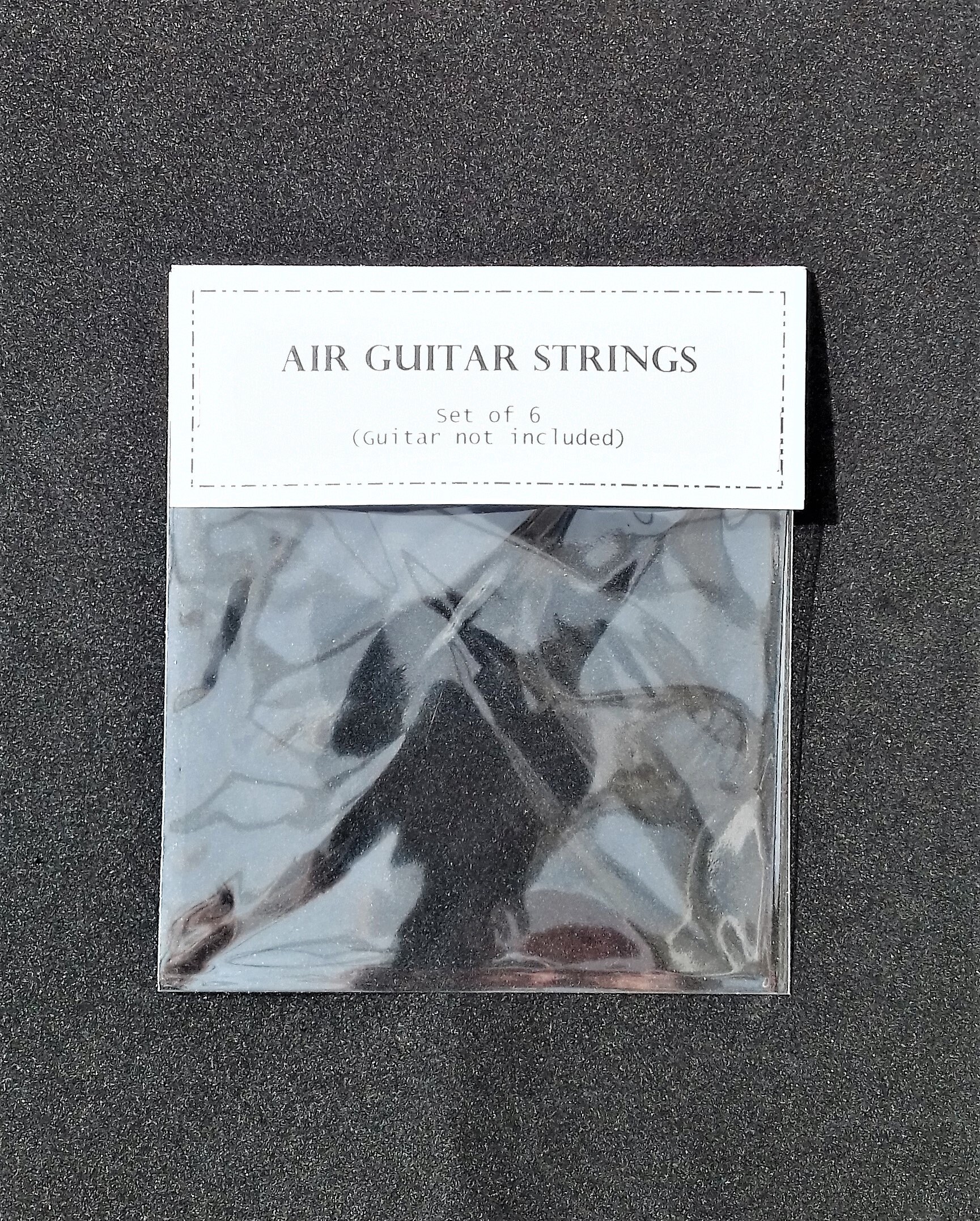 Air Guitar Strings Set of 6 guitar Not Included Fun Joke Etsy UK