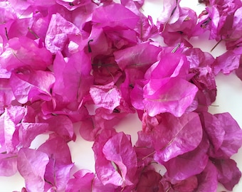 2 litres = 10 cups of Mediterranean Dried Bougainvillea. Lovely Biodegradable Confetti for Aisle Runners & Décor and for tossing in the air.