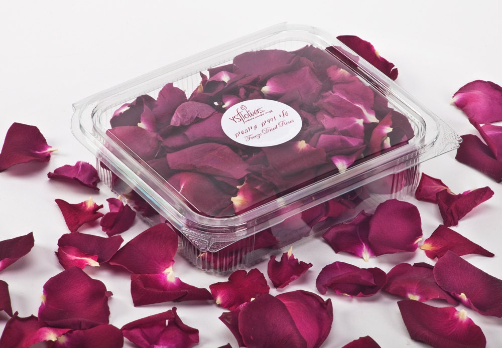 Freeze Dried Rose Petals, Red, REAL Rose Petals, Perfectly Preserved 