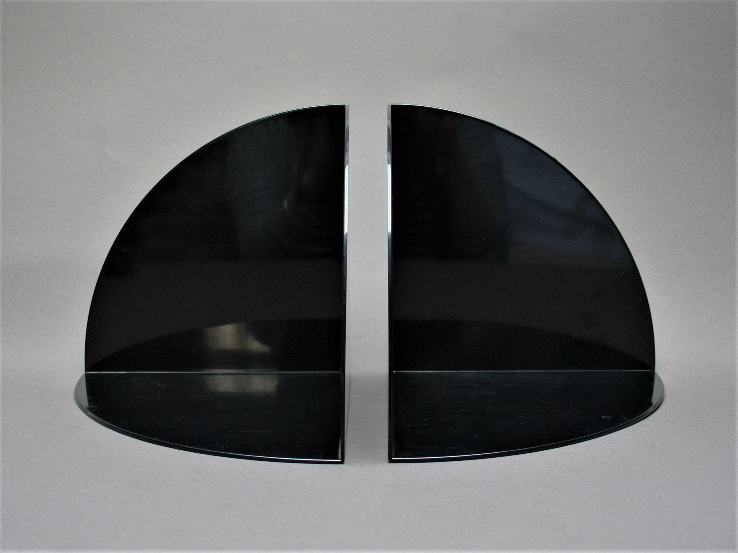 Serre Livres Kartell Design Giotto Stoppino, Vintage Années 70, Décoration Minimaliste Plastique Noi