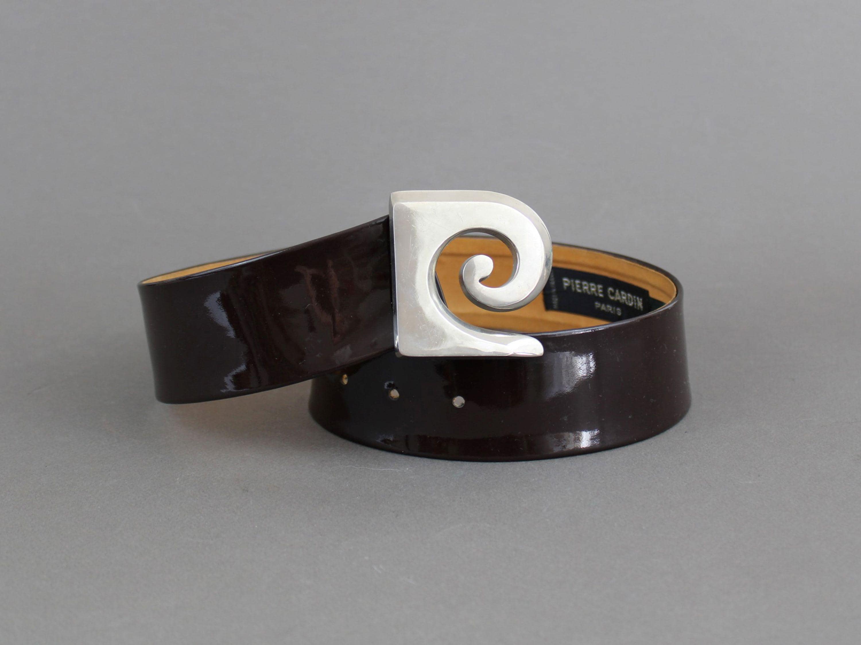 ピエール・カルダン ロゴバックルベルト ヴィンテージ 1970年代