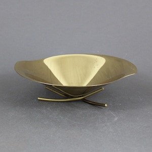 Vintage 1950s GUNTER KUPETZ for WMF brass bowl, Mid century modern decor, German design