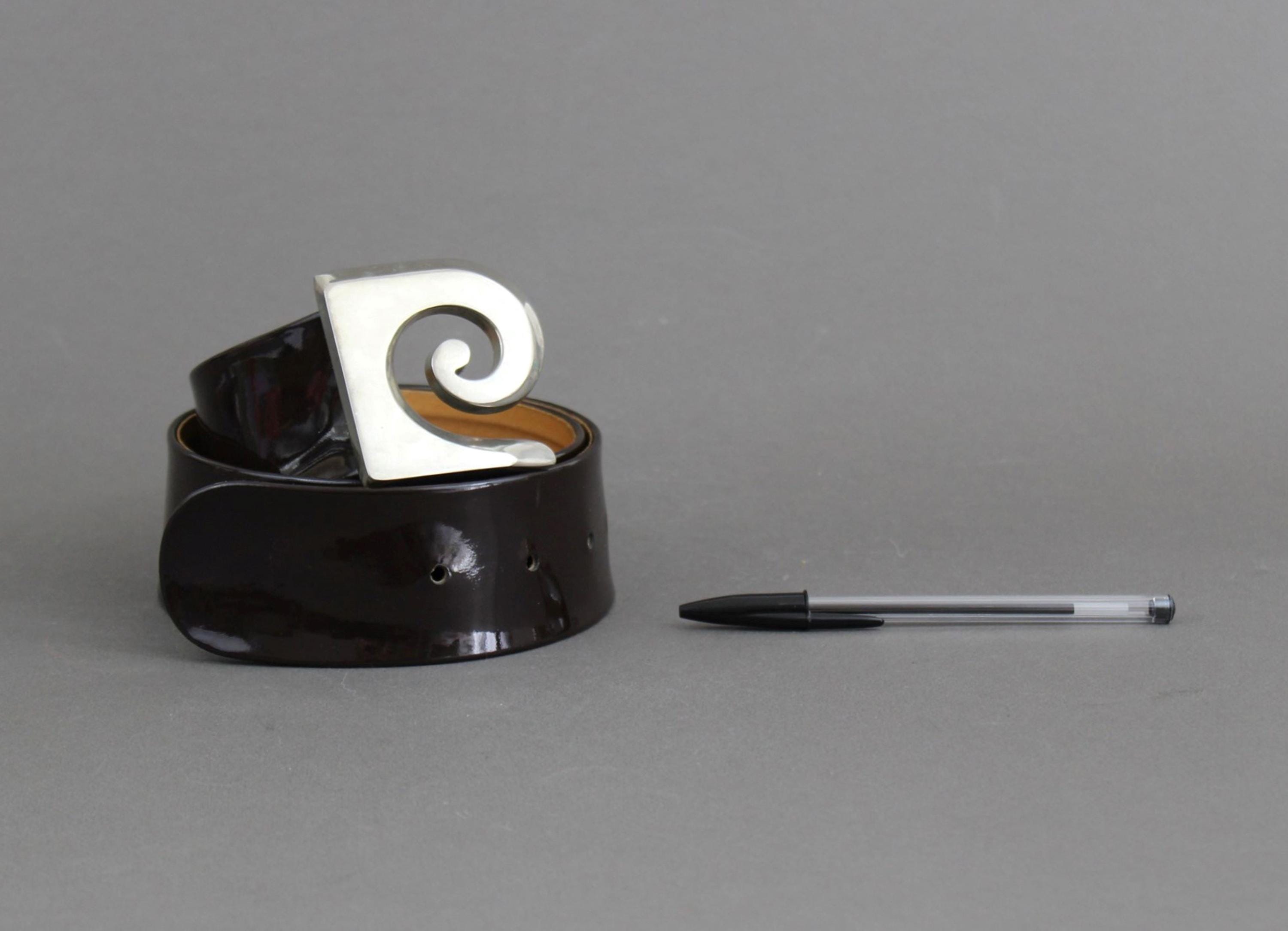 ピエール・カルダン ロゴバックルベルト ヴィンテージ 1970年代