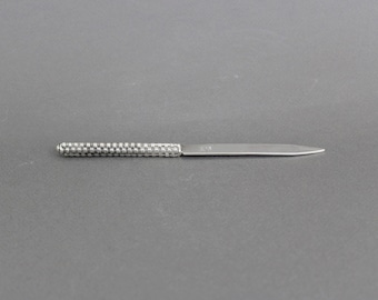 Vintage 1970s TAXCO MEXICO sterling silver letter opener, Desk accessory, Office decor