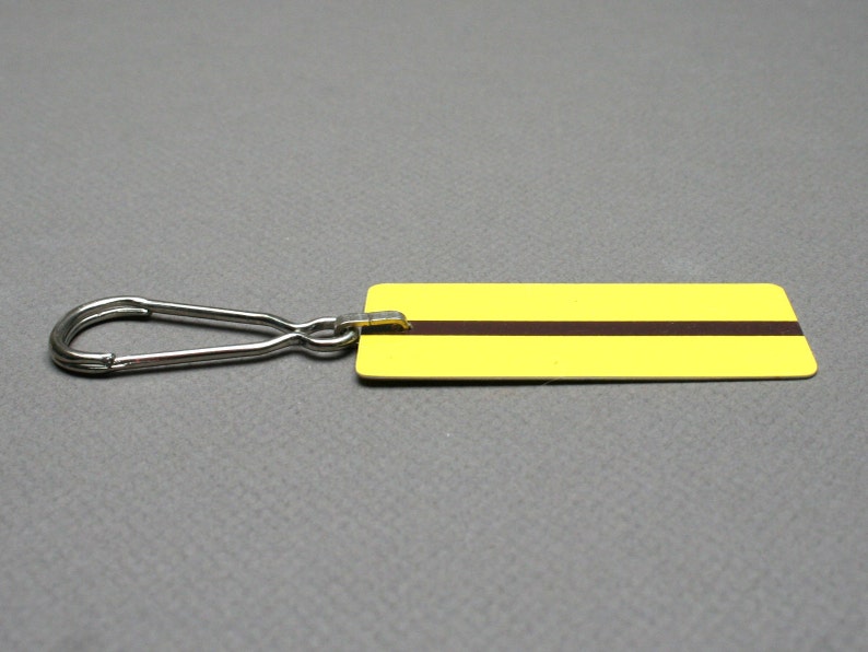 Vintage 1980s Paris subway ticket key ring French souvenir