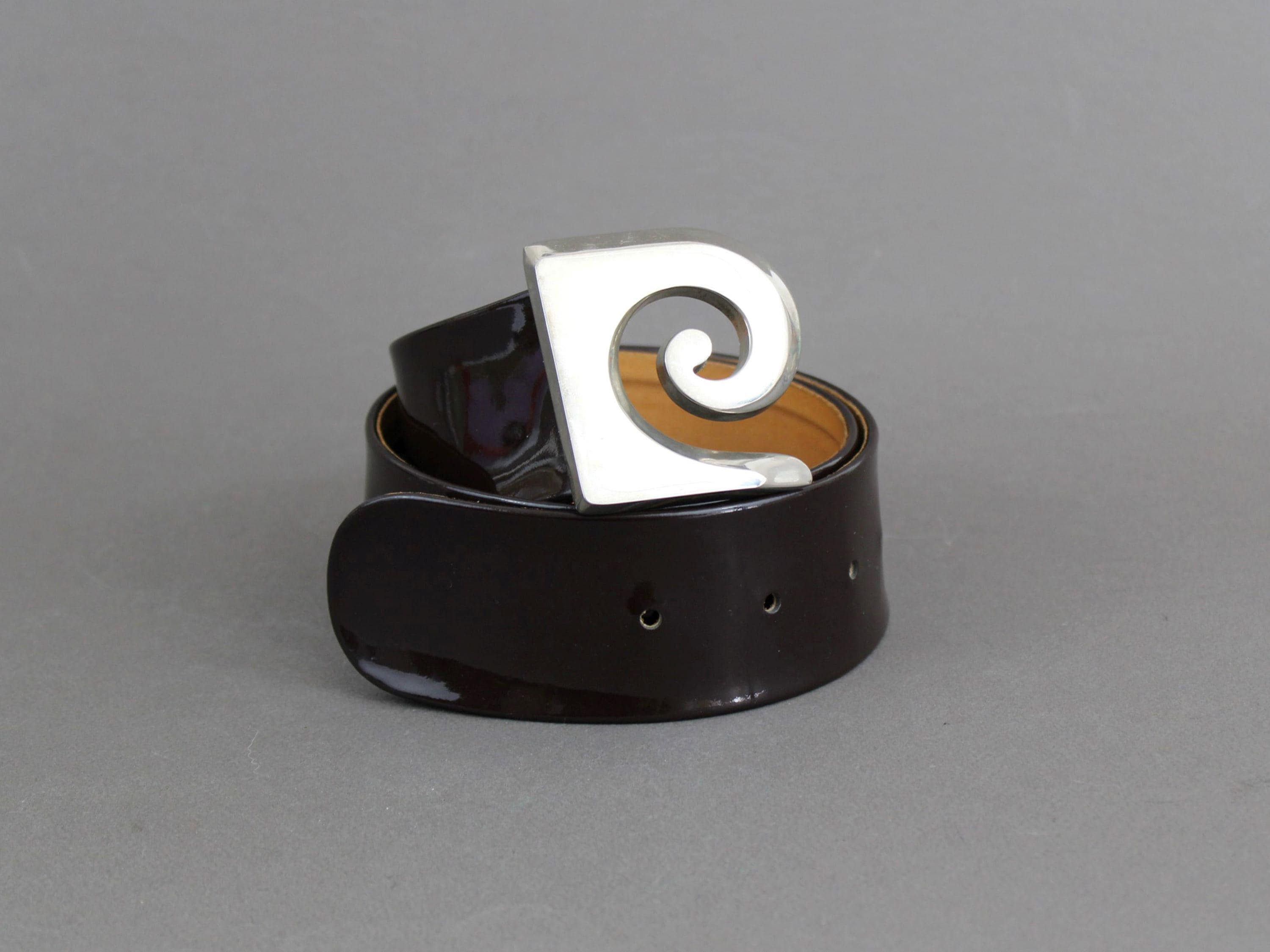 1970年代ヴィンテージのピエール・カルダン製レディースワイドベルト