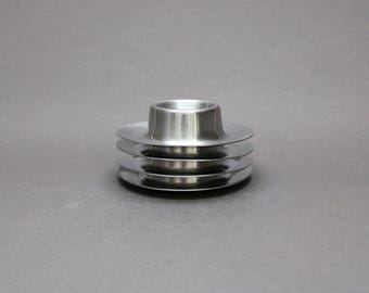 LUNDTOFTE Denmark Egg Cup Set for 4, Stainless Steel 1950s Vintage