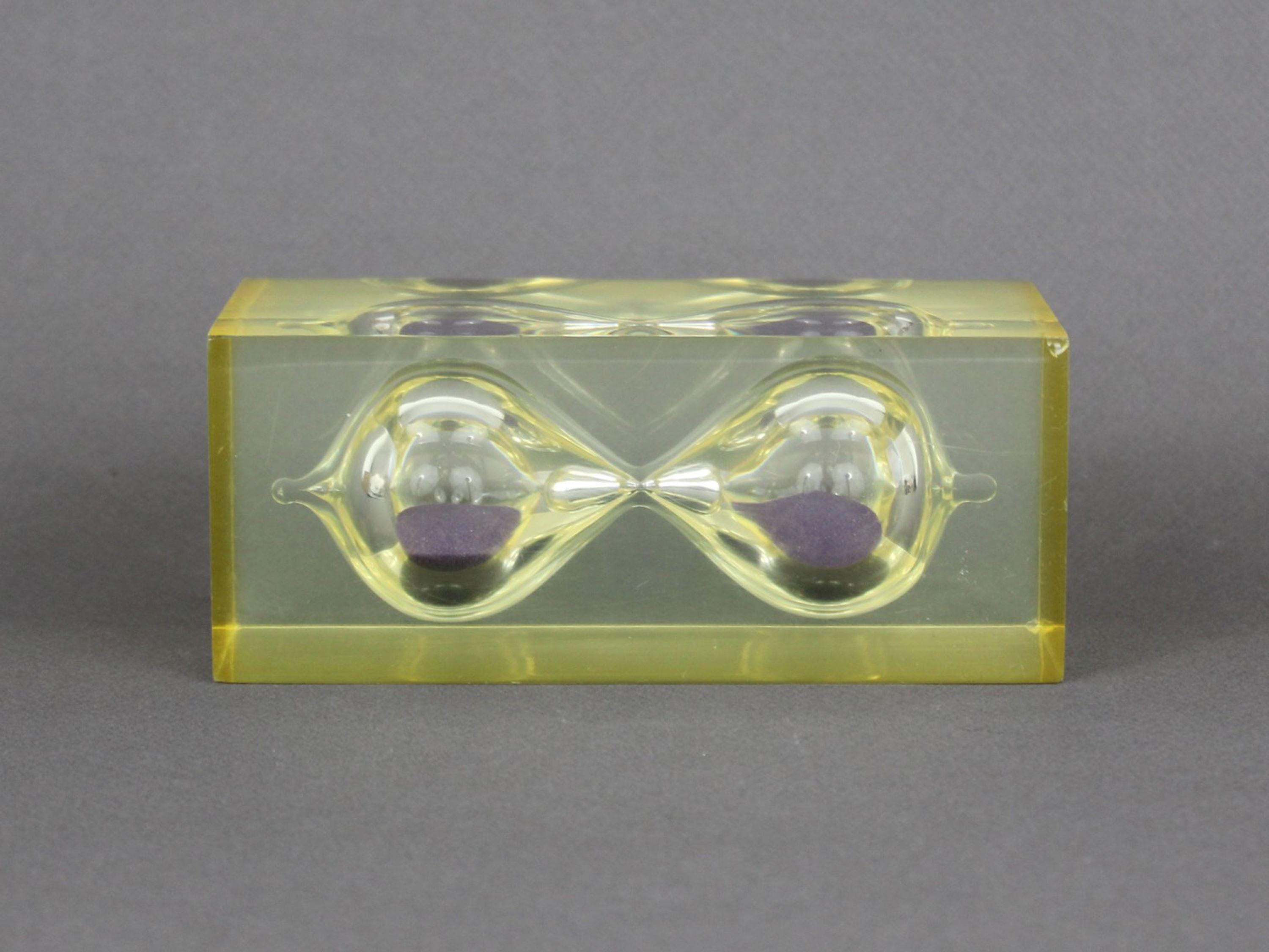 1970年代 vintage オブジェ 砂時計 置き物 サンドタイマー