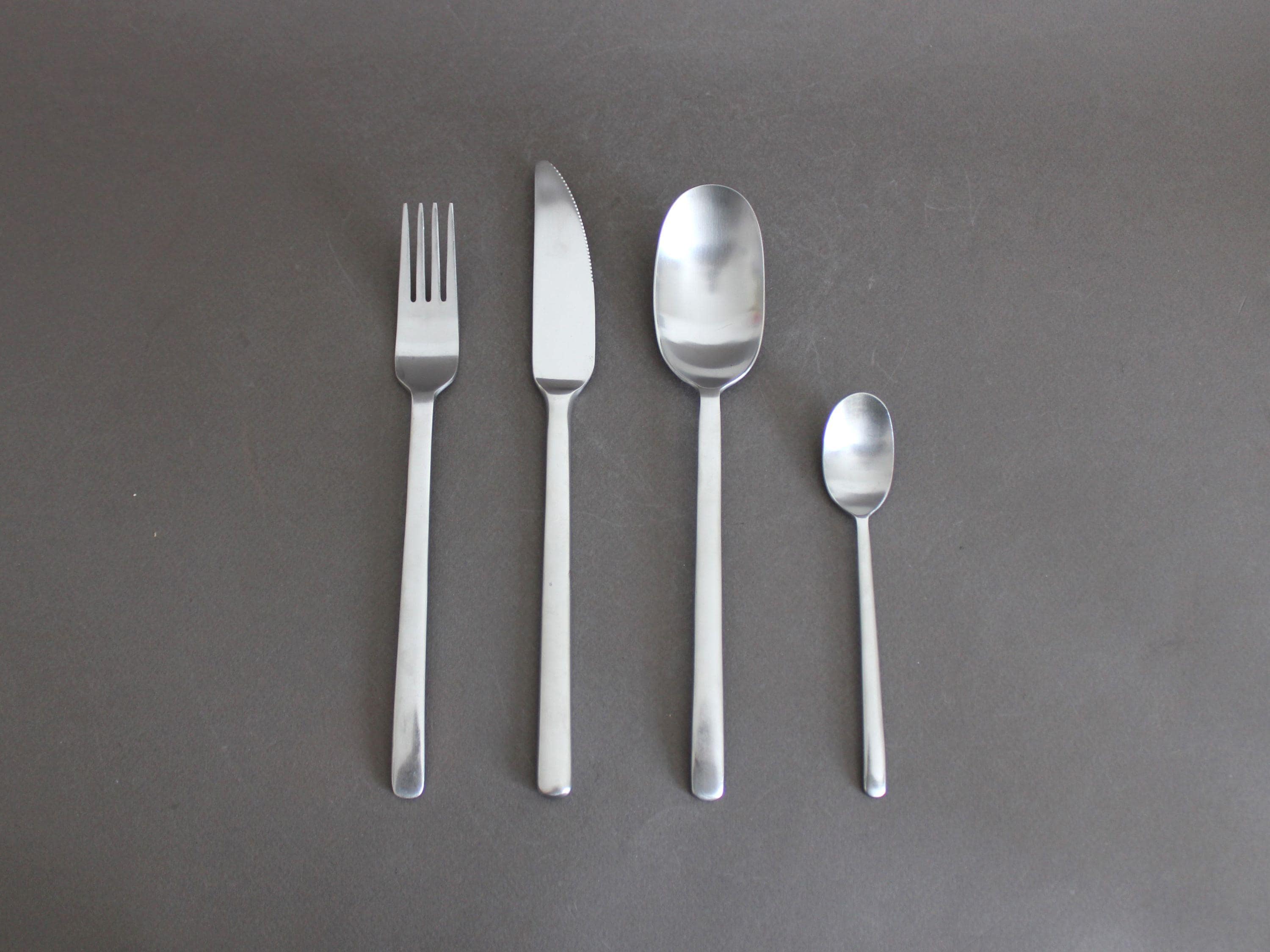 Vintage 1990s DATA by IKEA Flatware Set for 4, Stainless Steel