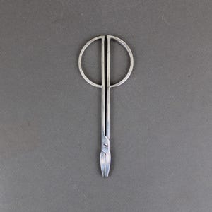 Vintage 1950s CHRISTOFLE grape scissors, Design by LINO SABATTINI, Antique silver plated shears