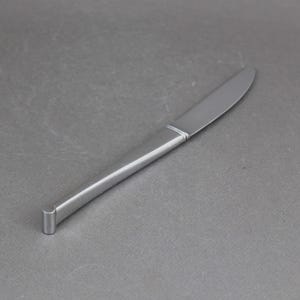 Vintage 1990s CHRISTOFLE ACIER dinner knife, INTEGRAL series, Contemporary stainless steel French flatware