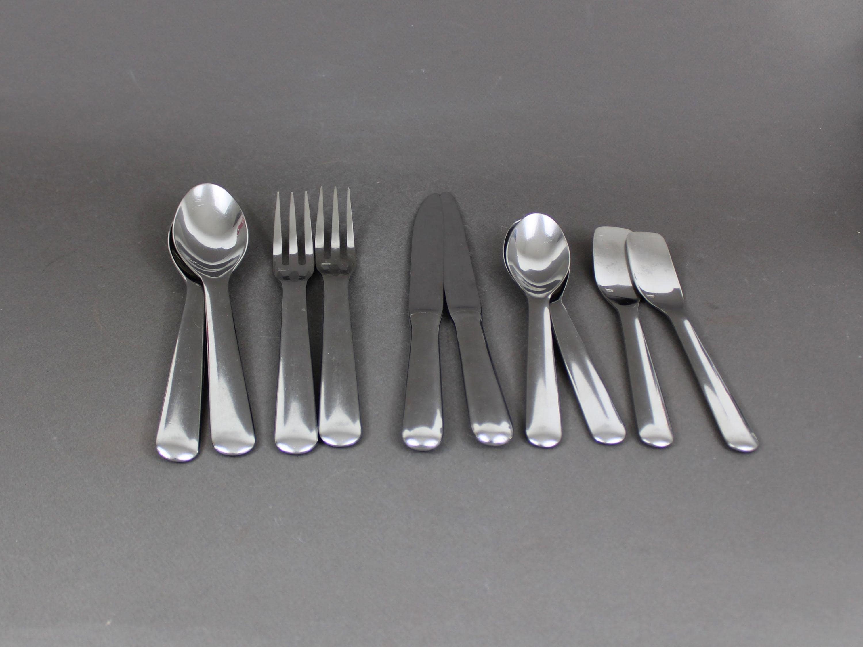 ヴィンテージ 2000年代 ERCUIS カトラリーセット 2人用、モダン