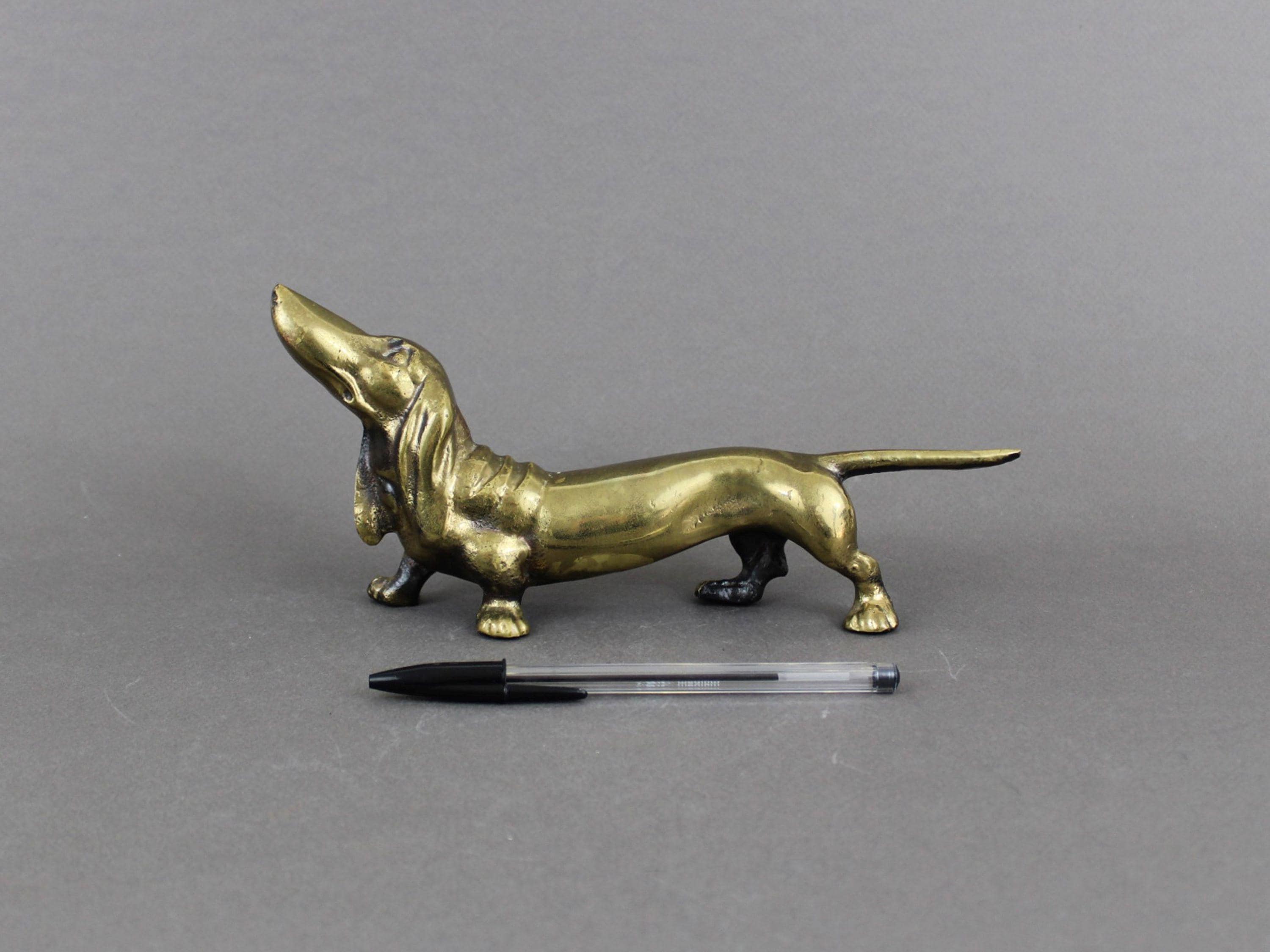 アンティーク　犬　オブジェ　ダツクスフント ダックスフント 置物 オブジェ 犬の置物 | OGISHIMA COFFEE Antiques