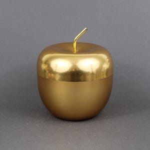 ヴィンテージ 1950 年代 ETTORE SOTTSASS アップル アイスバケツ、スモール ゴールド Mela モデル、イタリア製
