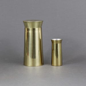 ヴィンテージ 1960 年代 ERICH KOLBENHEYER カクテル シェーカー & ジガー、MCM 装飾、オーストリア製