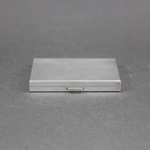 Portasigarette vintage placcato in argento anni '50, accessorio per fumatori francese, idea regalo per fumatori