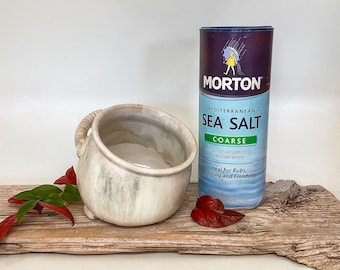 Salt Pig, Salt Cellar, Storage Jar, Paper Clip Holder, Coin Jar, bath salts