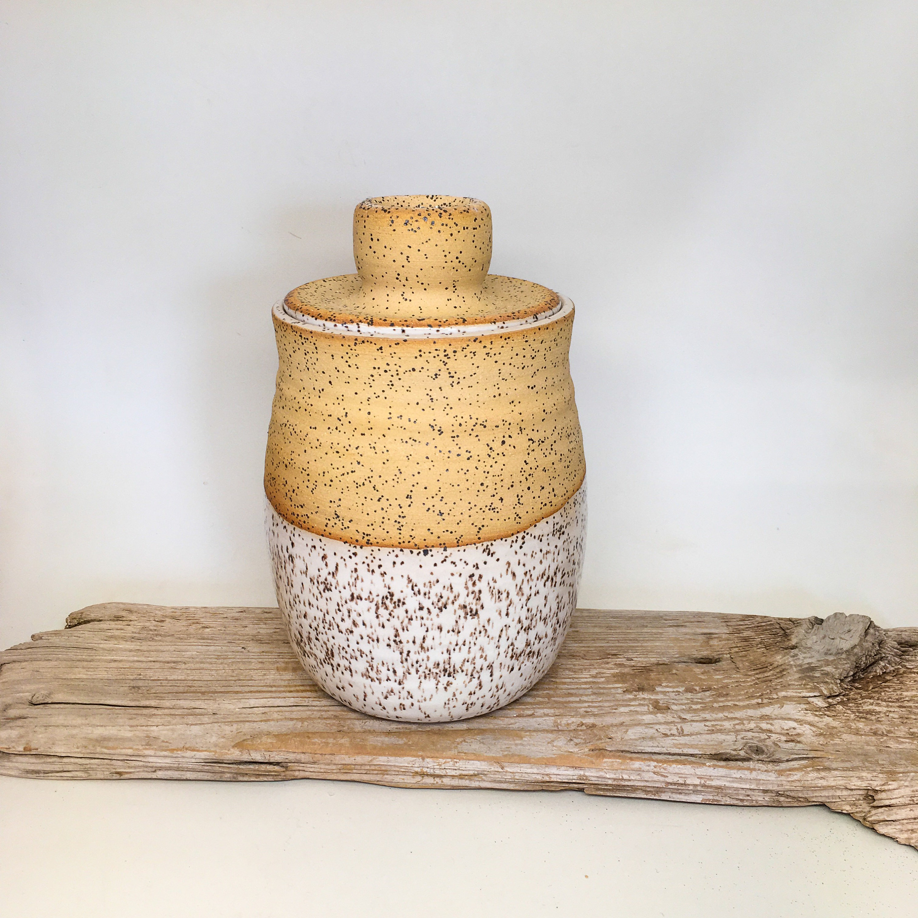 Sourdough Crock Pottery Canister Pottery Storage Jar Etsy