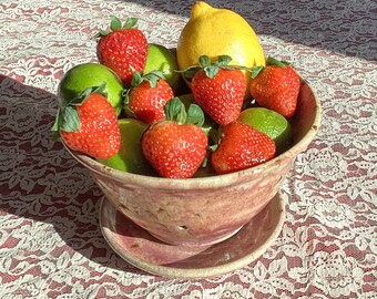 Pottery Fruit bowl, Berry Bowl, Colander