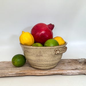 Pottery serving bowl, salad bowl, fruit bowl, mixing bowl, functional pottery, bread rising bowl