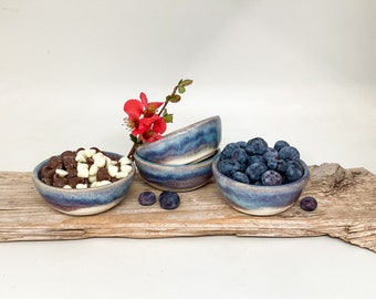 Prep bowl set (4), finger bowl, charcuterie bowls, condiment bowls, individual dip bowl set